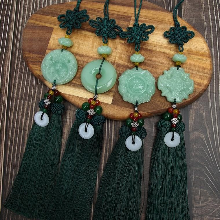 전통 평강기원 펜던트 노리개 부자