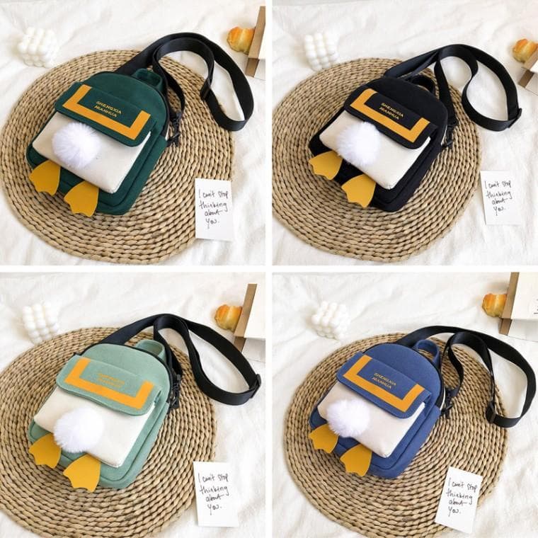 캐릭터 펭귄 가방 귀여운 미니백