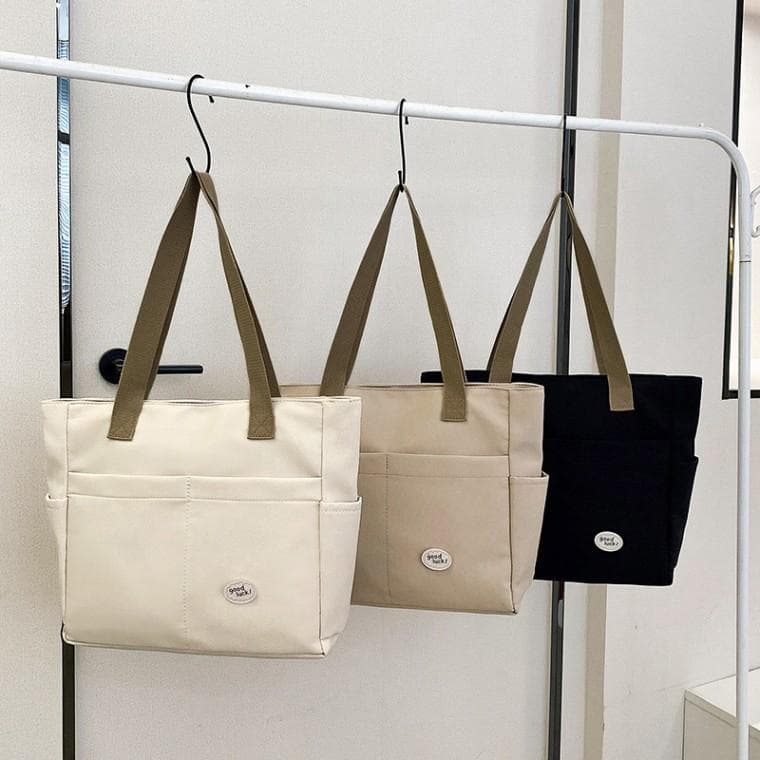 학생 직장인 큰가방 보부상 캔버스백 숄더백