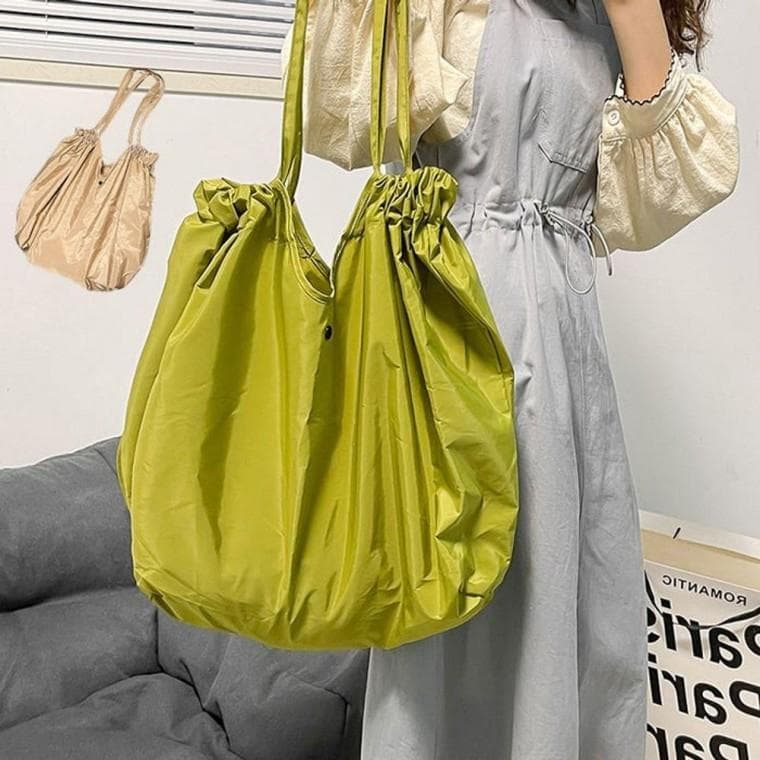 대용량 숄더백 에코백 쇼핑백 접이식 마트가방 빈티지