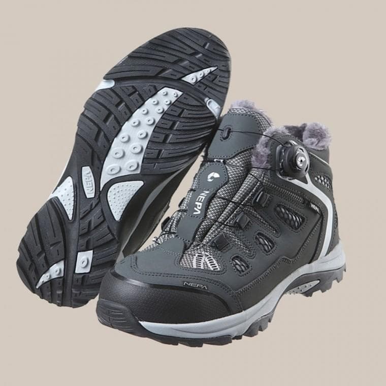 방한화 겨울 작업화 그레이 6in 네파 세이프티 안전화