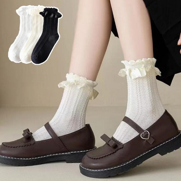 2개 예쁜 발목 중목 양말 URD428 정장 레깅스 남성 숙녀양말 무지 정장양말 겨울 패션잡화 세트 양말 여자