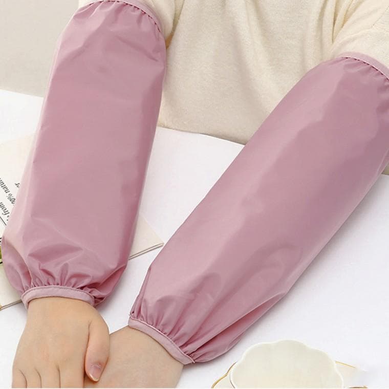 편한작업 롱 방수 팔토시 미술팔토시 2세트(인디핑크)