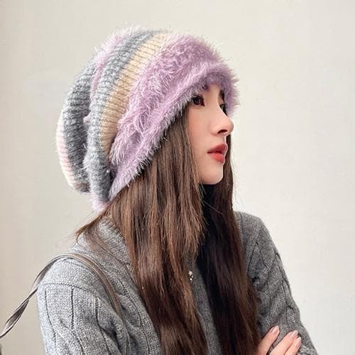 반짝 루즈핏 비니 햇 퍼햇 여자 벙거지 모자