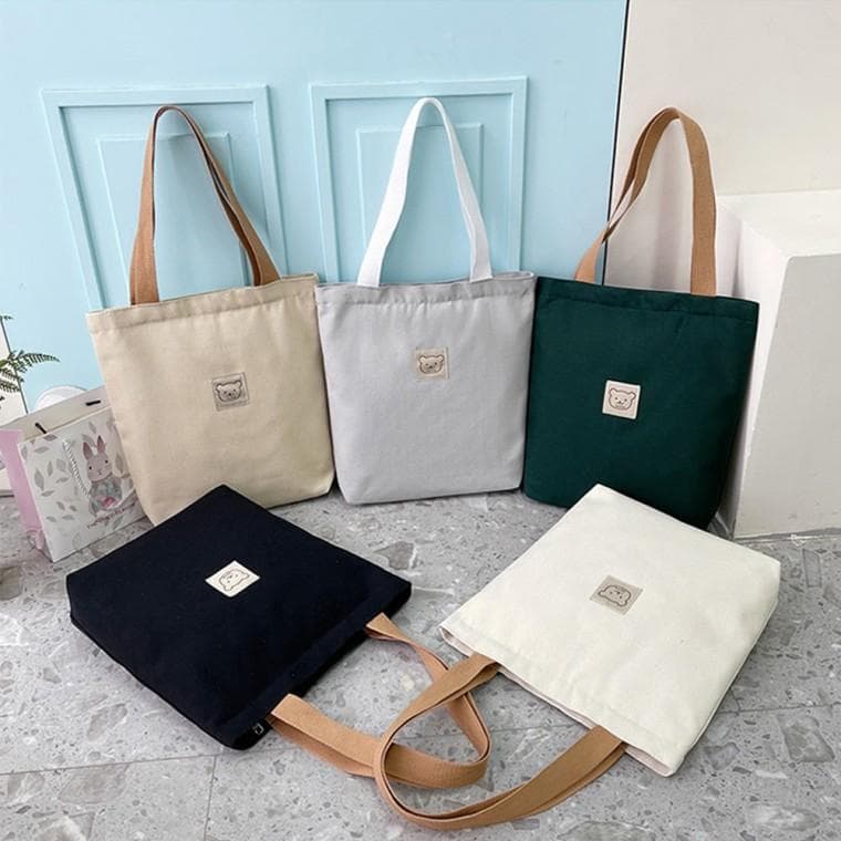 데일리 귀여운 토트백 곰돌이 에코백