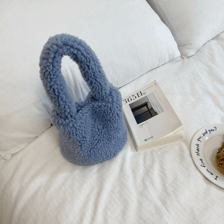 손가방 겨울 미니백 여자 뽀글이 양털 가방