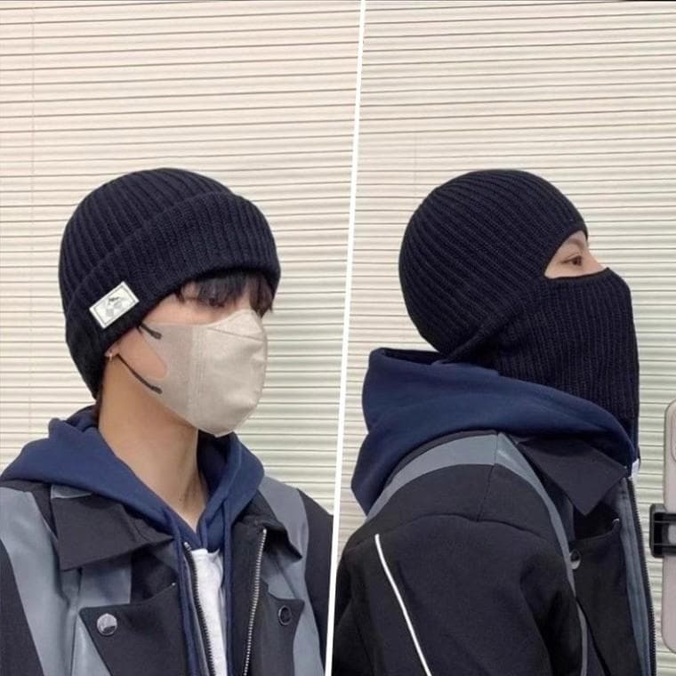 바라클라바 다기능 니트 남성용 복면 도둑모자 따뜻