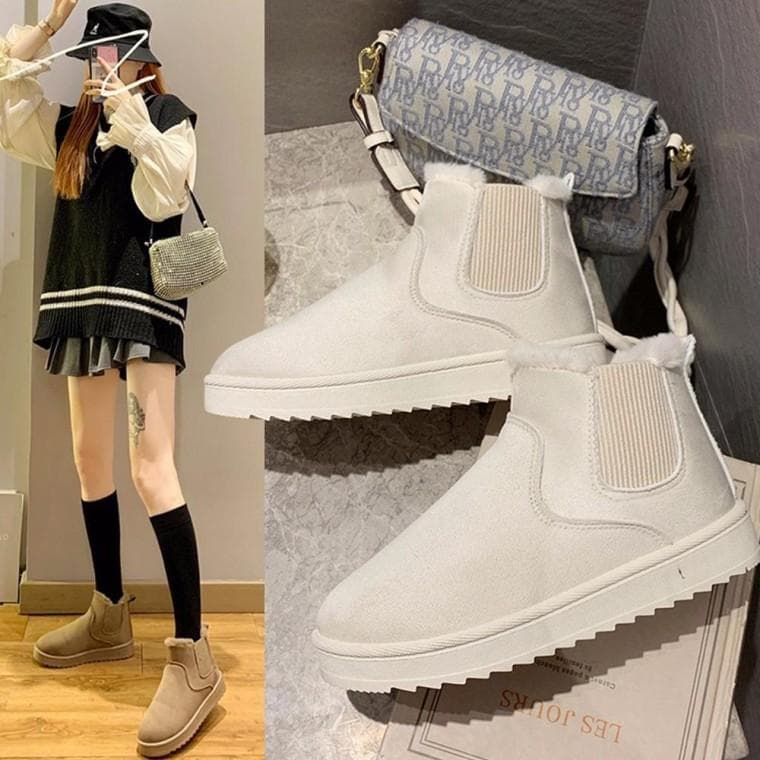 첼시 털안감 털부츠 DS0141 털 신발 레인부츠 패딩부츠 털부츠 남성 부츠 패딩 구두 부츠 숏 여자 겨울신발