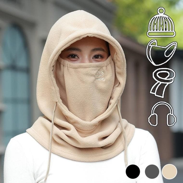 4in1 폴라스 마스크 흐 워머 URD452 플리스 스카프 숄 패션잡화 니트바라클 흐 미니 터틀 패딩 숄 겨울용