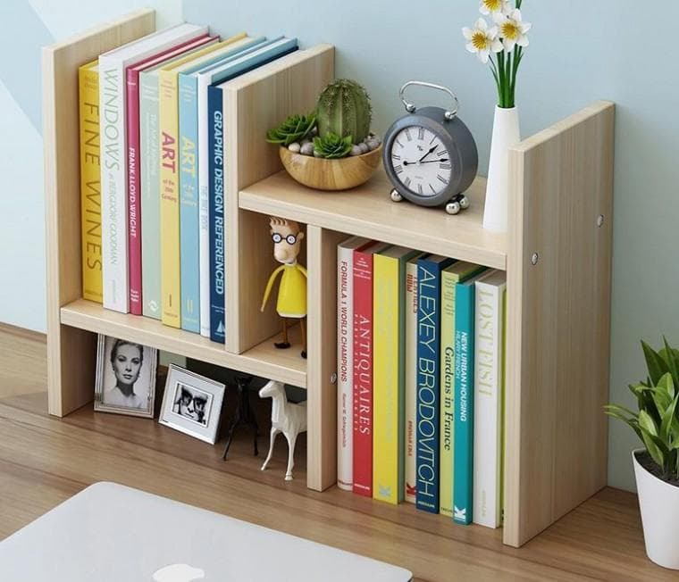 나무 선반 전면책장 낮은책장 책상 미니 책장 책꽂이
