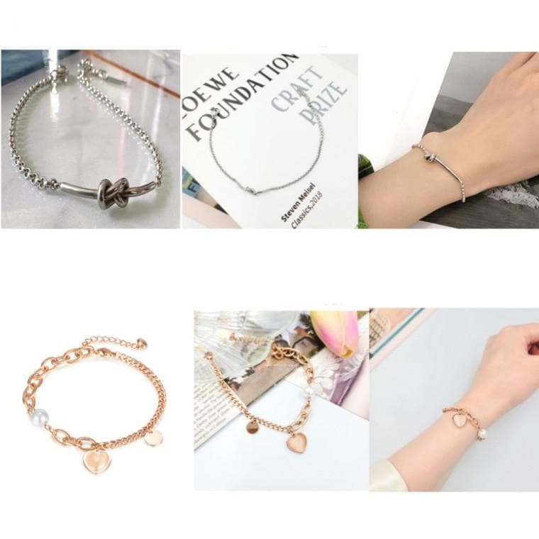 써지컬 팔찌 커플템 우정템 체인 기념일 주얼리 진주 학생팔찌 악세사리