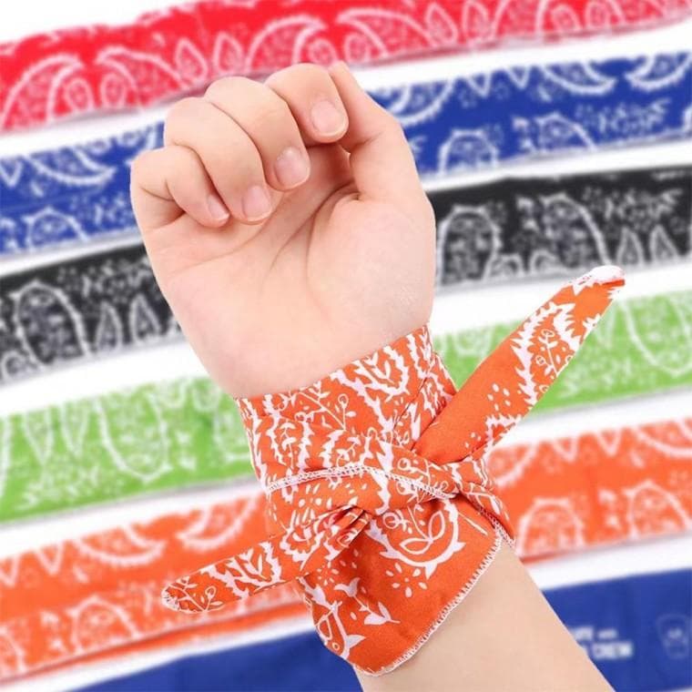 2개 아웃도어 쿨링 스카프 URK317 스키니 머플러 남자 패션잡화 헤어밴드 숄 니트 미니 숏머플러 스카프 진