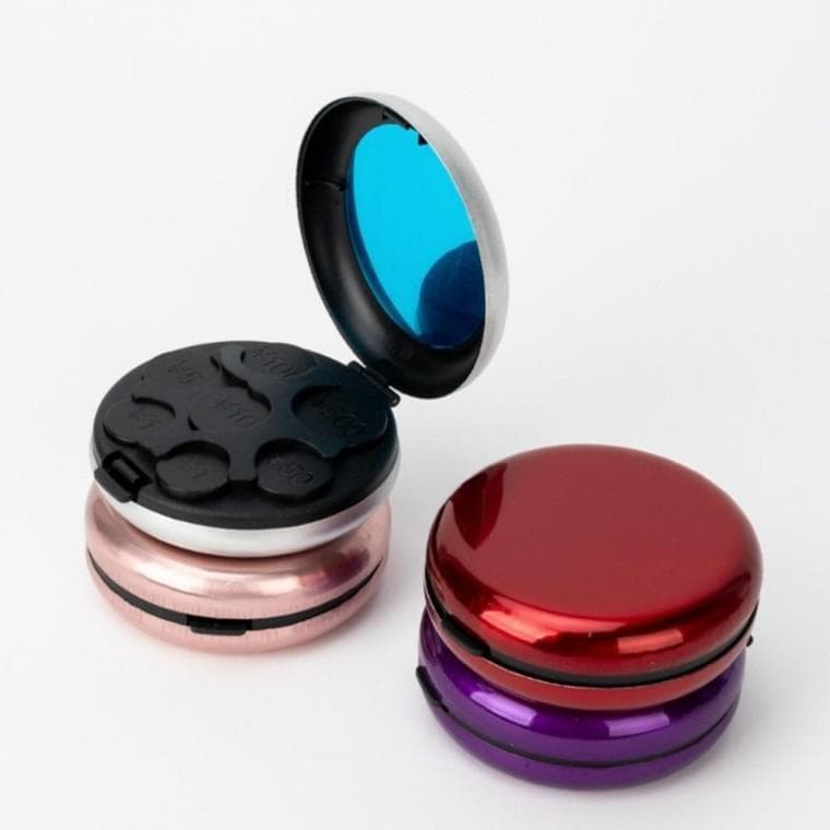 색랜덤 스프링 엔화 동전지갑 일본 코인 파우치 팩트 코인통 케이스 주머니 지갑