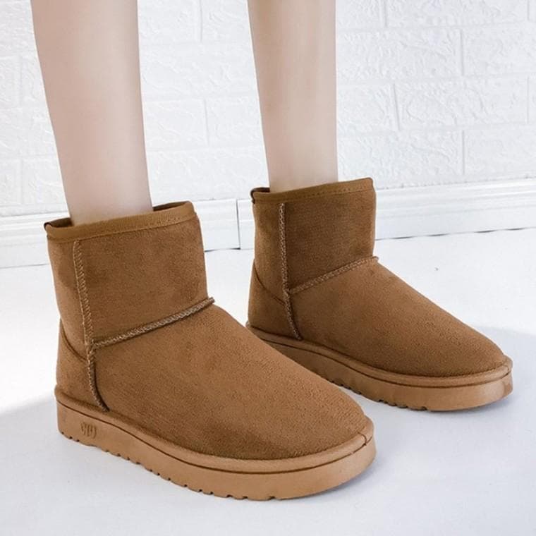 기모 여성 털 부츠 방한화 여자 겨울 신발 숏 부츠