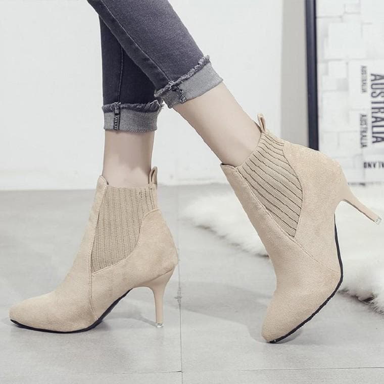 란느 뽀족 앵클부츠 DS0 플랫폼 앵클부츠 초경량 부츠 부티 하이힐 여성용 구두 털신발 레인부츠 패딩부츠