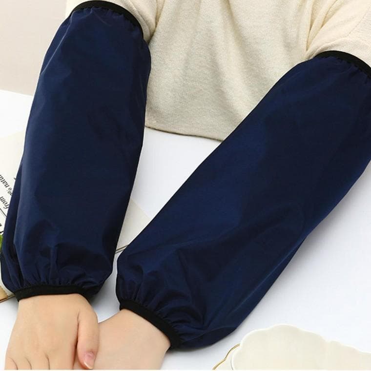 심플 롱 방수 팔토시 2세트 미술 작업토시(네이비)