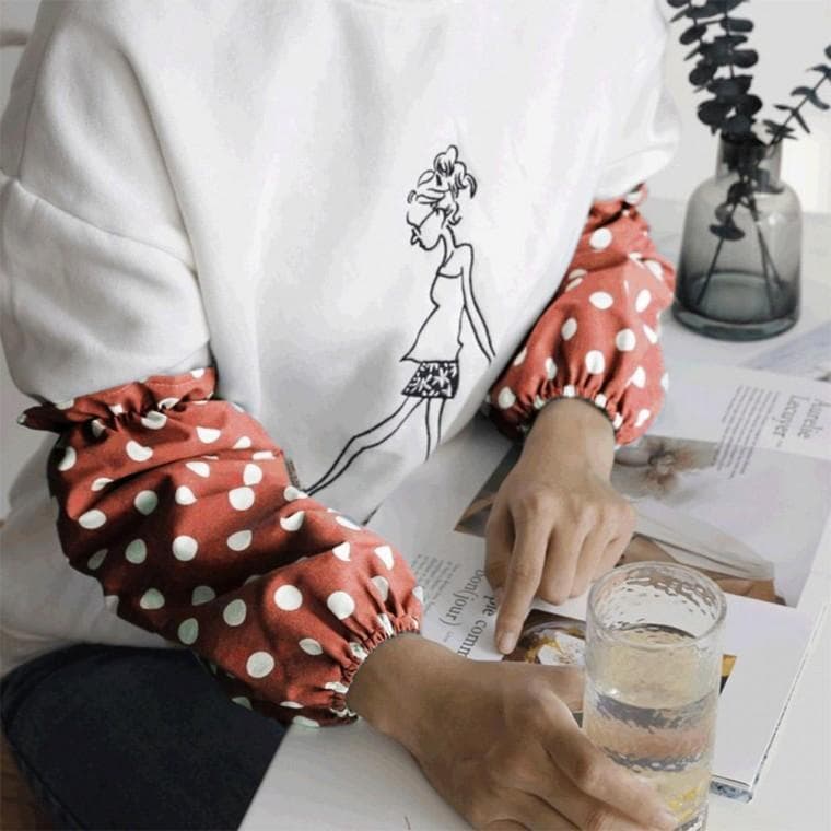 땡땡이 팔토시 작업용 공예 슬리브 팔토시(빈티지브릭)