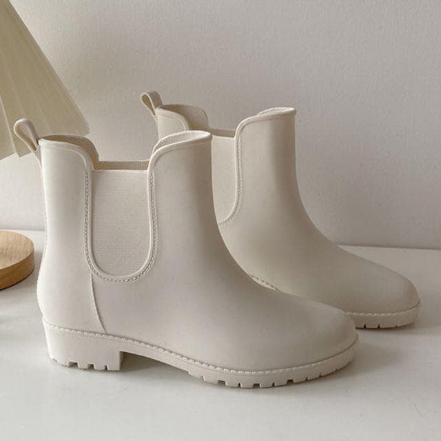 여성 캐주얼 레인부츠 물장화 방수부츠 작업화