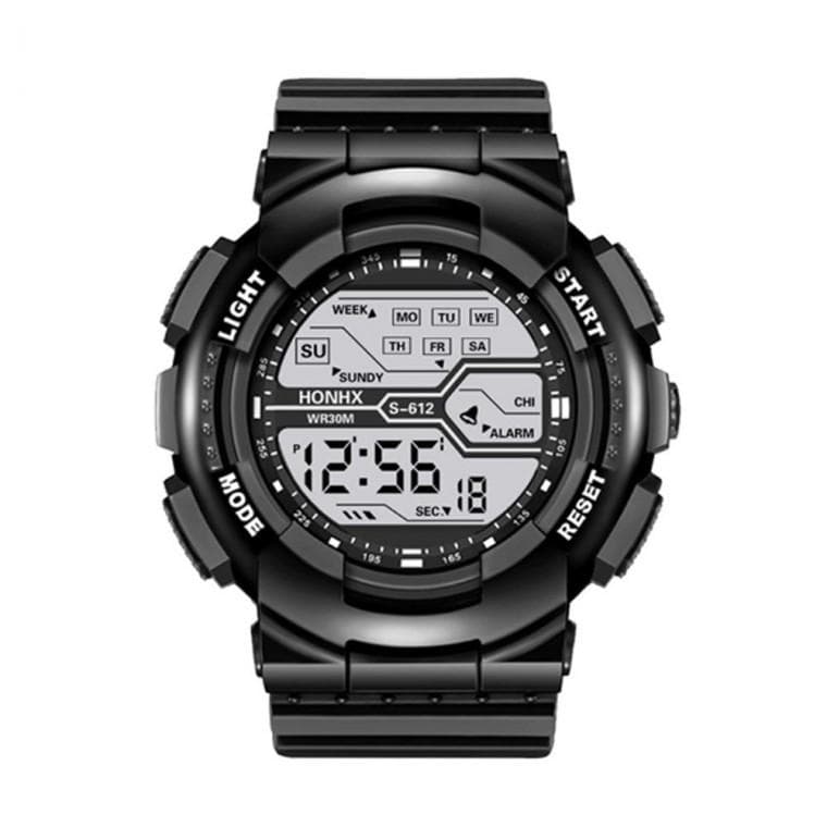 패션 남자 행군 조깅 스포츠 컬러 디지털 전자 시계 손목시계 디지털시계