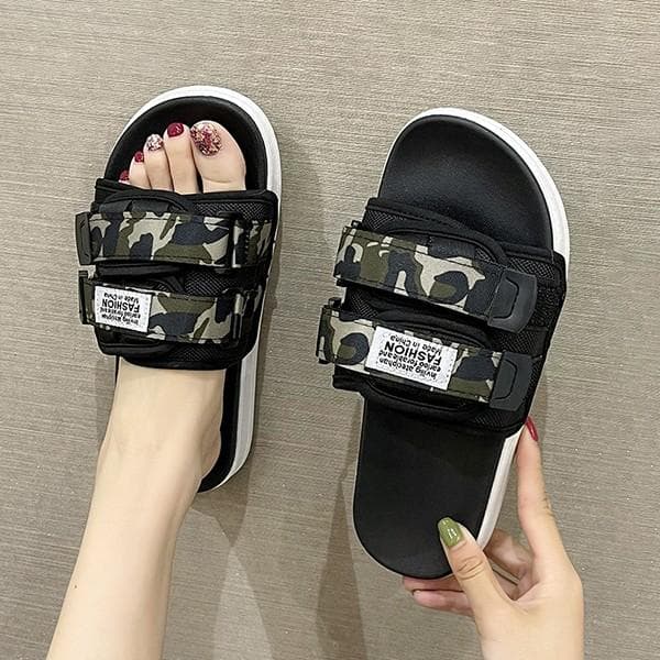 남녀공용 3컬러 데일리 스포티 캐주얼 슬리퍼 커플 샌들 ZG1650N