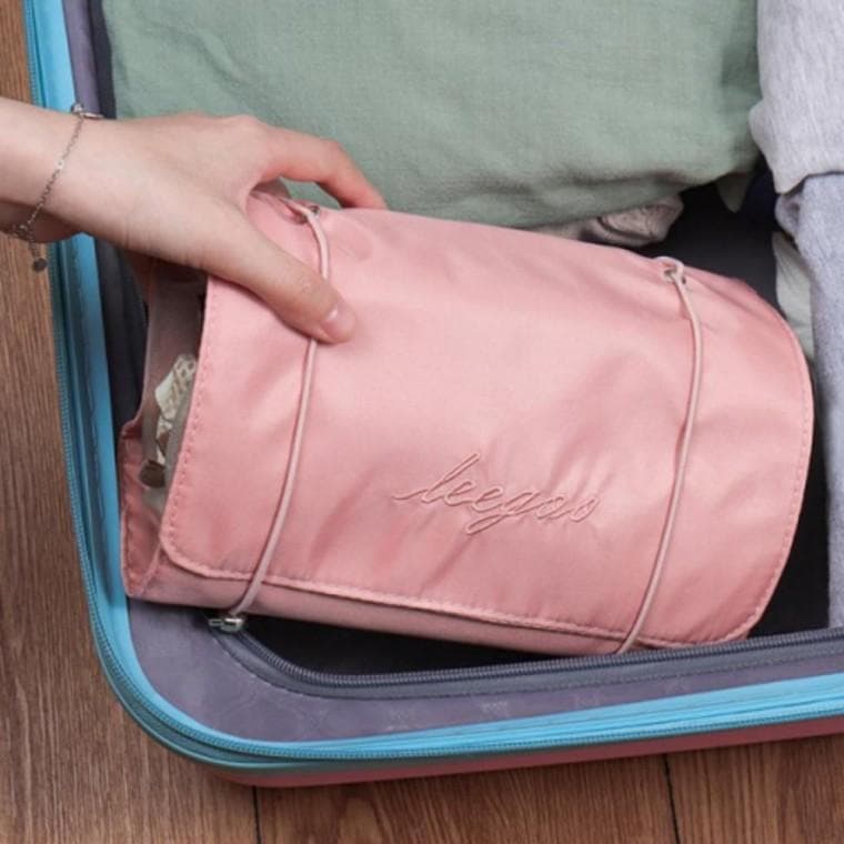 분리파우치 분리파우치 여행 세면도구 화장품 분리형 파우치 메쉬 용파우치 찍찍이파우치