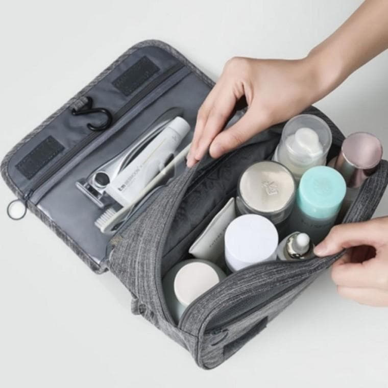 분리파우치 화장품파우치 여행용 세면파우치 걸이형 다용도가방 분리 파우치 지퍼 세면
