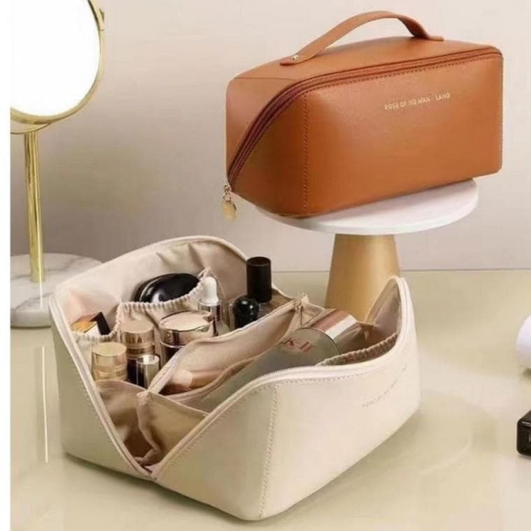 분리파우치 익스펜드 확장형 화장품 파우치 수납 여행용 휴대용 욕실파우치 투명 수납백