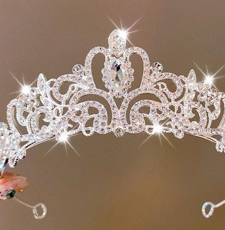 반짝반짝 셀프웨딩 티아라 왕관 머리띠 헤어밴드 ST0576