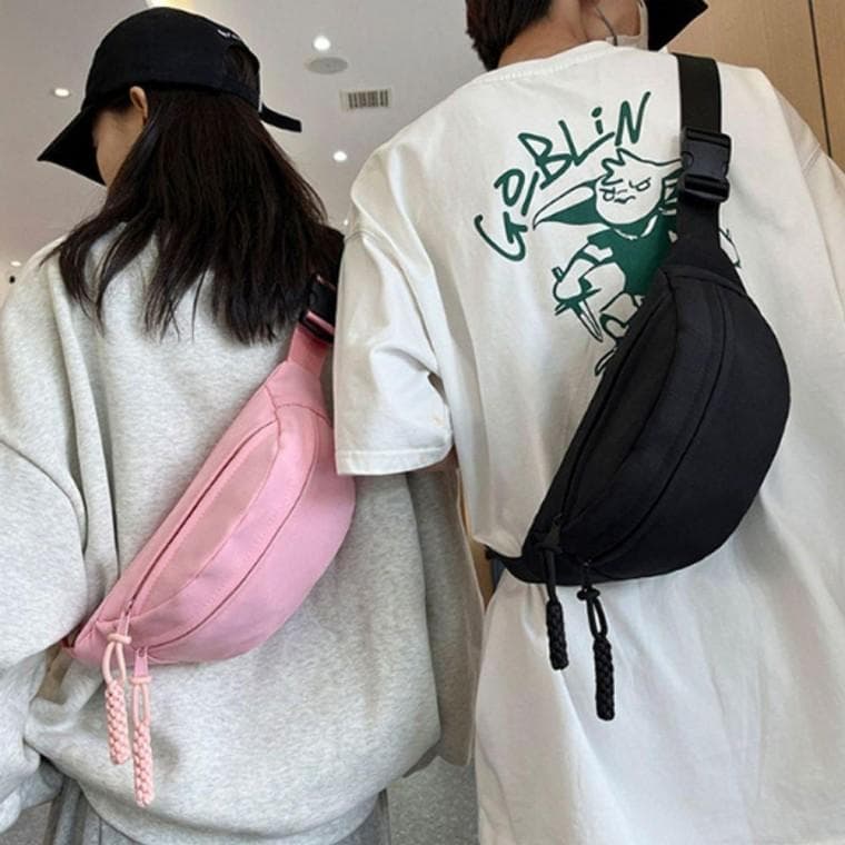 남녀공용 여행용 핸드폰 슬링백 여행 여행용 힙색 미니백