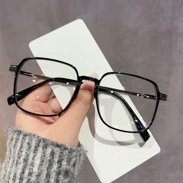 사각 뿔테 패션 심플 안경