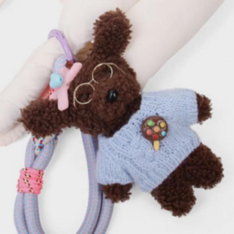 뽀글이 백팩 키링 인형 가방 열쇠 고리 키홀더 장식