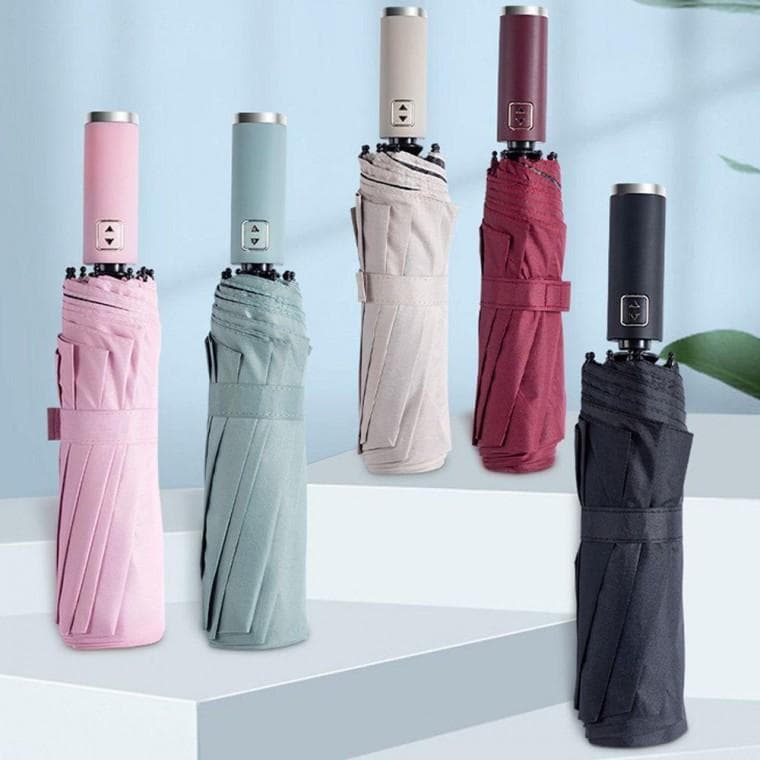 전자동 3단 자동우산 햇빛차단 UV 우산 양산 우양산