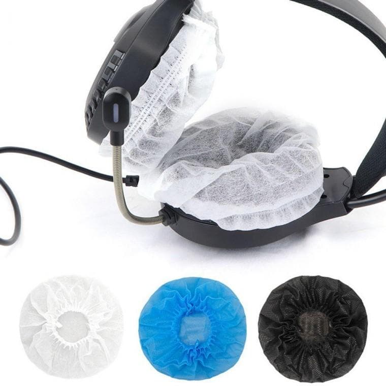 이어폰 100개입 PC방 커버 덮개 헤드셋 위생 위생덮개 위생커버