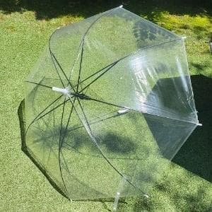 투명우산 (화이트) 무료배송 6830 / 저가 자동 장마철 여행 등산 캠핑 낚시 대량주문가능