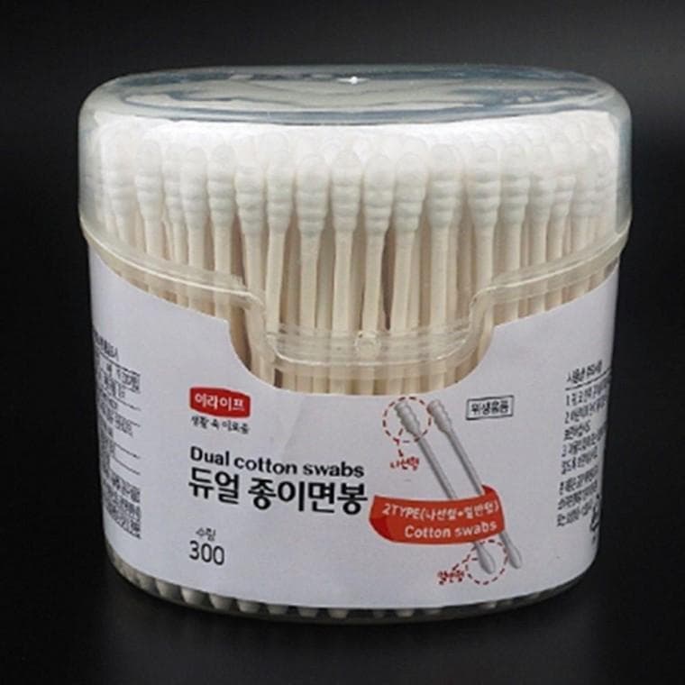 귀파개 순면 일회용 면봉 위생용품 귀청소 종이면봉