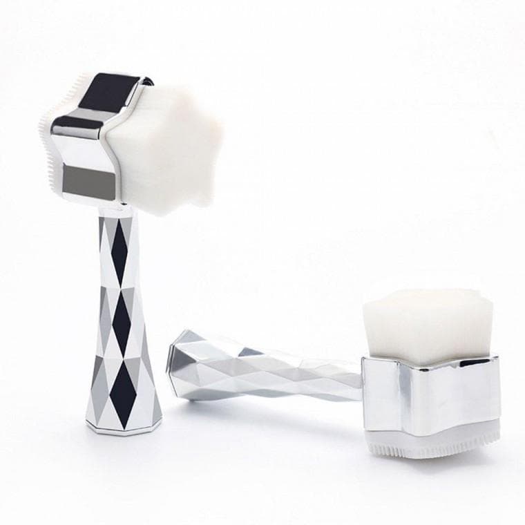 듀얼 모공 세안 실리콘 브러쉬 블랙헤드 관리