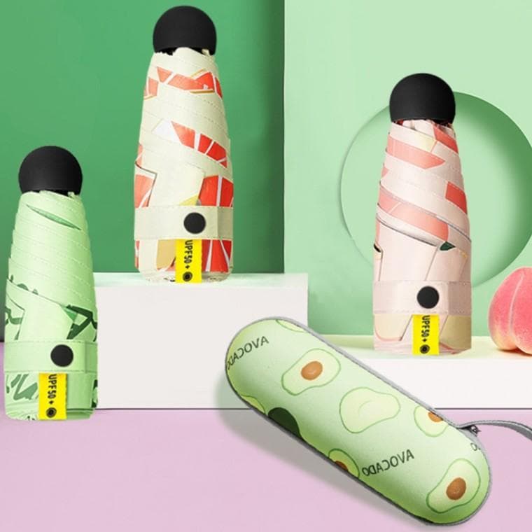 과일 자동우산 암막우산 암막 일러스트 인쇄가능