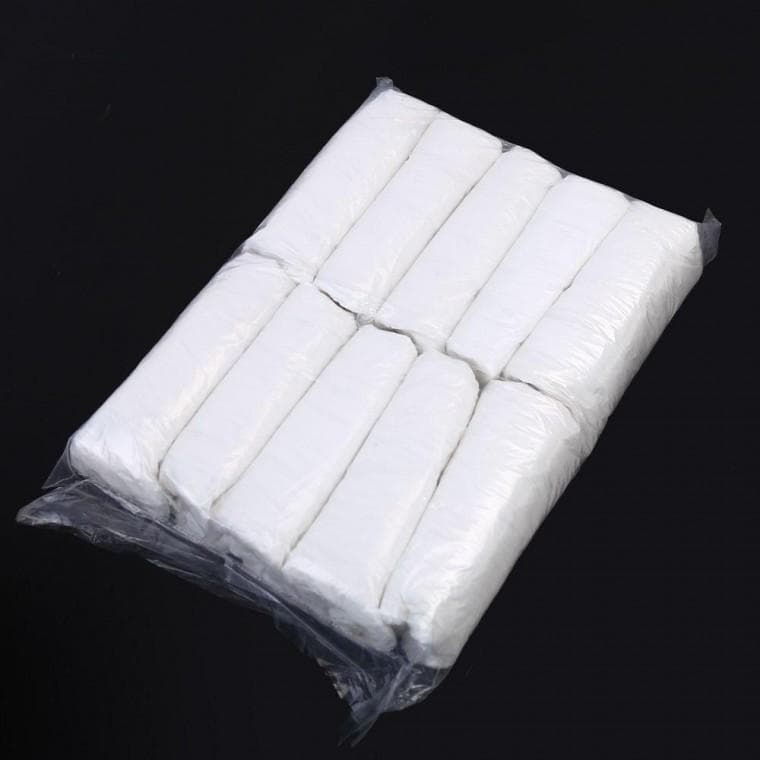 일회용 비닐 토시 100매(50쌍) 팔토시 작업용팔 방수팔 방오 미용실 공방 수산 시장