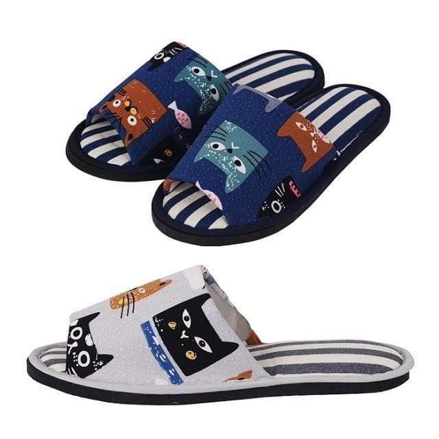 실내 거실화-고양이 270mm (색상랜덤)