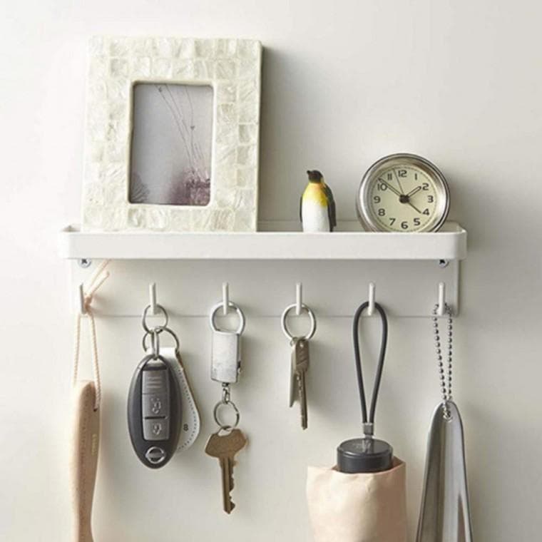 자석 후크 걸이 현관 선반 냉장고 정리 열쇠 마스크