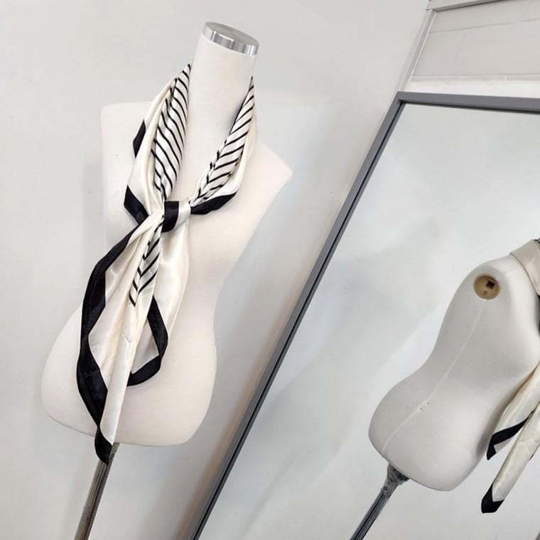 럭셔리 간절기 새틴 롱스카프