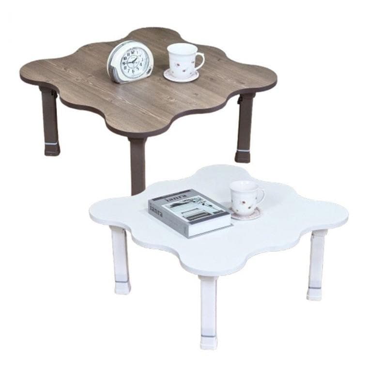 접이식좌탁 4단 60 1P 폴딩 좌식 높이조절 좌탁 원룸 접이식 식탁