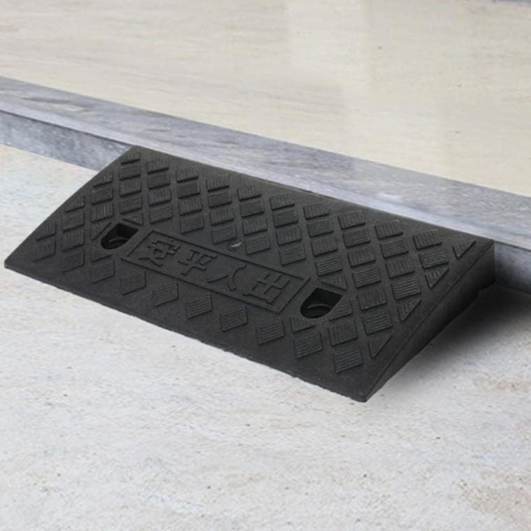 문턱 계단 경사로 휠체어 발판 블랙 진입판 50x22x5 계단받침
